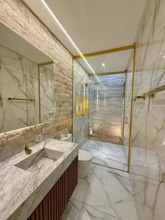 Imagem Casa com 3 quartos no Papilon Park em terreno com 407,50m² com 203m² de área construída possui:
...