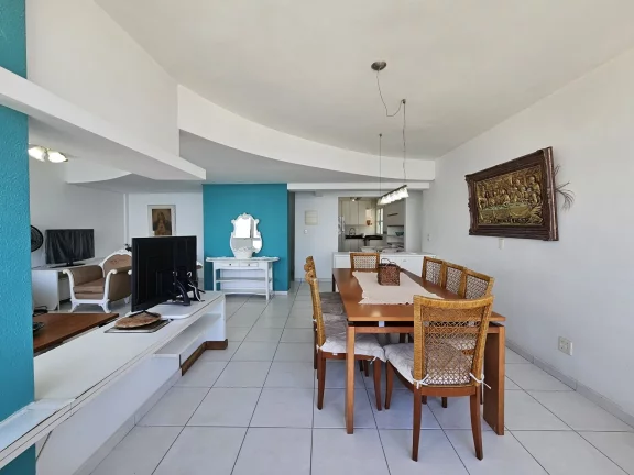 Imagem Apartamento vista mar 130 m² 1 vaga escriturada à venda no Embaré - Santos/SP