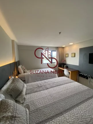 Imagem Flat vista mar mobiliado em Ponta Negra