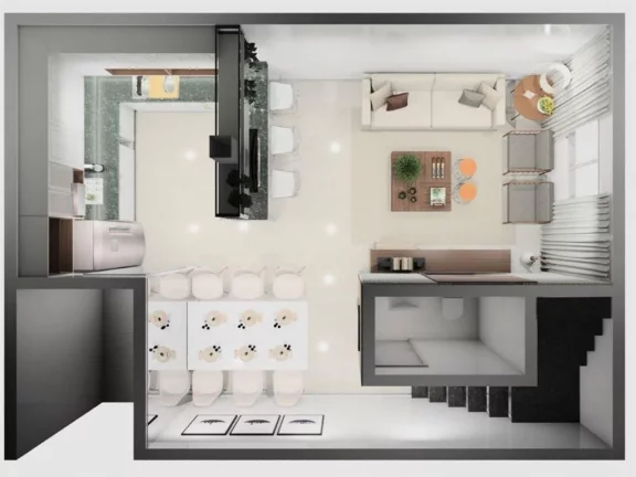 Imagem Sobrado com 3 dorms, Guilhermina, Praia Grande - R$ 850 mil, Cod: 2338