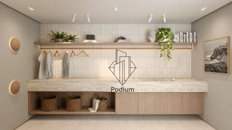Imagem Flats com varanda / sacada em Condominio Club à 115m da praia em Ponta de Campina - FL0686