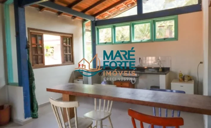 Imagem ( Oportunidade ) Área Pé na Areia com uma Casa estilo pousada em Ubatuba SP