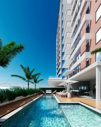Imagem Apartamento na planta com 2 dormitórios sendo 1 suíte e 1 vaga de garagem - Barreiros em São José/SC