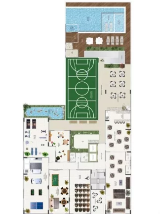 Imagem Apartamento com 3 dormitórios à venda, 89 m² por R$ 550.000,00 - Vila Assunção - Praia Grande/SP