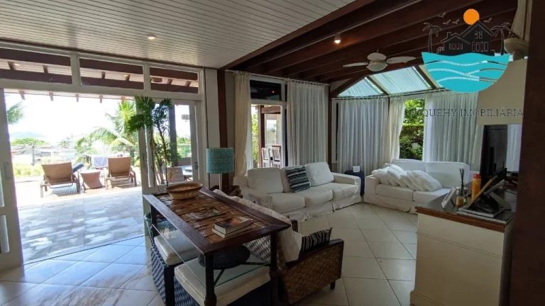 Imagem Casa a Venda e Juquehy, Aluguel anual e Temporada - 5 Suítes, max. 10 pessoas, piscina, área gourmet, Tênis, sauna, 300m² | Juquehy Imobiliária