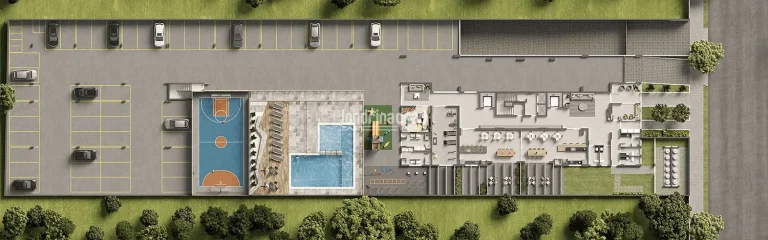 Imagem Apartamento à venda 2 Quartos, 1 Suite, 1 Vaga, 55.16M², Aurora, Londrina - PR | Residencial Tribeca