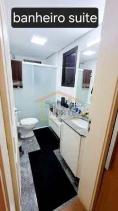 Imagem Apartamento mobiliado,104m², 3 dormitórios, sendo 1 suíte, sala ampla, sacada, lavabo, cozinha am...