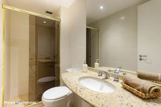 Imagem Apartamento Copacabana - 99M², 2 Dorms, 1 Suíte, 2 Vagas Demarcadas, Varanda, Piscina, Quadra, Salão de Festas e Jogos, Piscina, Academia, Playground.