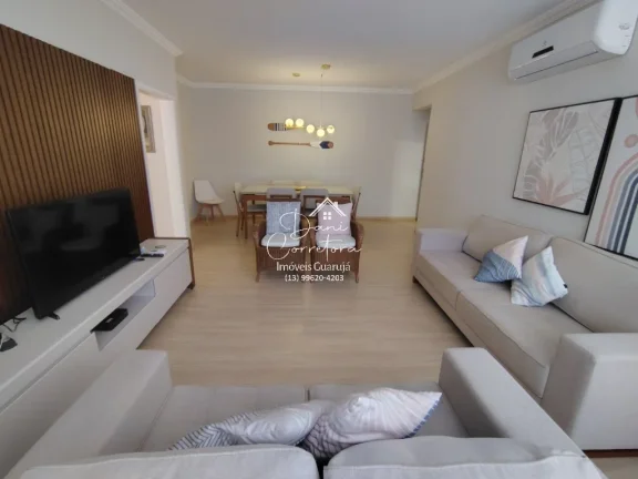 Imagem Imperdível: Apartamento à venda em Guarujá-SP, Pitangueiras! 2 quartos, 2 salas, 2 banheiros, 1 vaga, 86m².