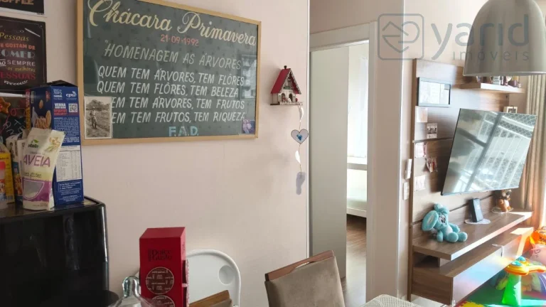 Imagem Apartamento à venda em Jundiaí-SP, Vila Lacerda: 2 quartos, 1 suíte, sala, 2 banheiros, 1 vaga, 52m²!