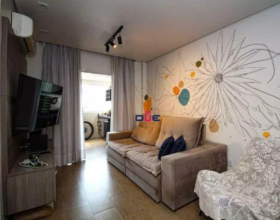 Imagem Apartamento com 2 dormitórios à venda, 82 m² por R$ 795.000 - Ponta da Praia - Santos/SP