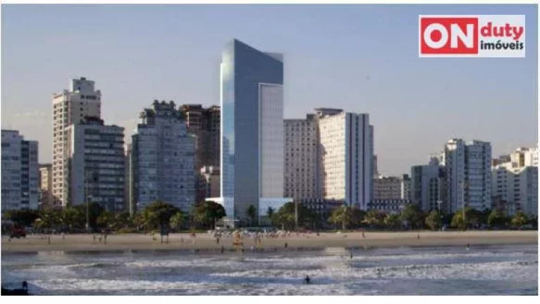 Imagem Na Avenida da praia. Prédio corporativo à venda, 8500 m² por R$ 50.000.000 - - Santos/SP