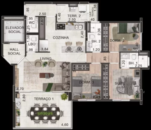 Imagem Apartamento com 3 quartos a venda em Vila Mariana São Paulo SP, apartamento 3 dormitórios em São Paulo sp, apartamento 3 quartos na zona Sul
