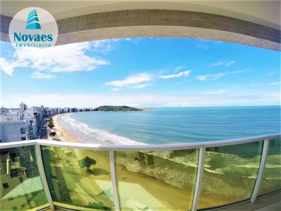 Imagem Maravilhoso apartamento a Venda de Frente para o Mar com uma Linda Vista permanente para o mar da Praia do Morro em Guarapari