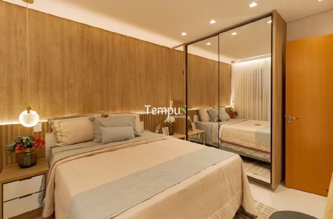Imagem Residencial Vértice - Apartamento 3 Quartos 1 Suíte, Churrasqueira a Carvão na varanda