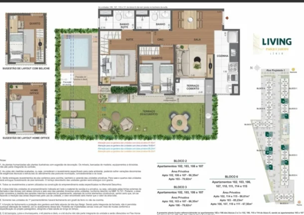 Imagem Living Parque Jardim Lírio/Barra infraestrutura completa entrega imediata