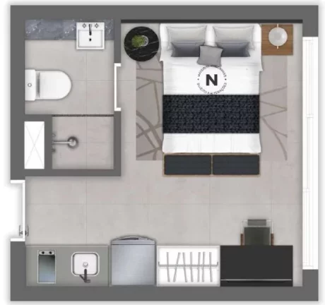 Imagem Studio de Luxo de 23,74m² à Venda na Vila Mariana