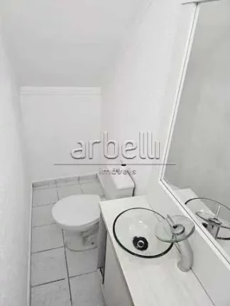 Imagem Sobrado em condomínio fechado, com 60 M², 2 dormitórios, sala, sacada, lavabo, banheiro, cozinha,...