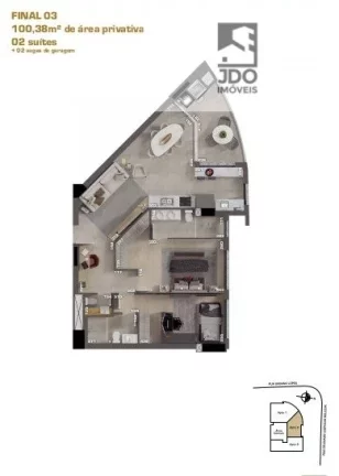 Imagem Apartamento a Venda no bairro Cristo Rei - Curitiba, PR