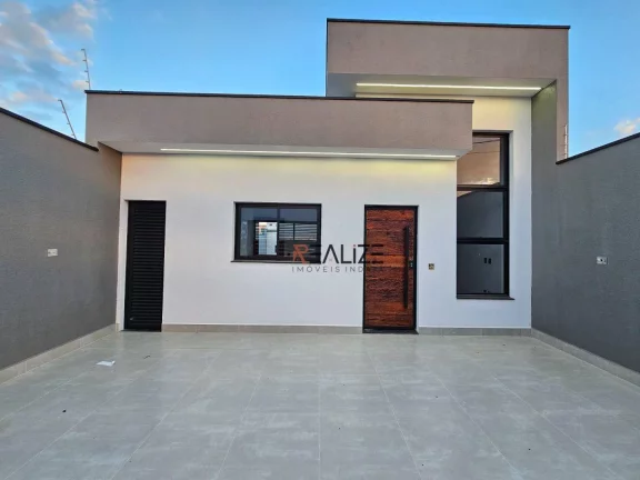 Imagem Casa moderna com 2 dormitórios e quintal à venda, 60 m² por R$ 550.000 - Jardim Araras - Indaiatuba/SP