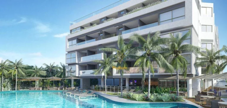 Imagem Cobertura em condomínio fechado estilo resort pé na areia com varanda e jacuzzi privativa - CO0031