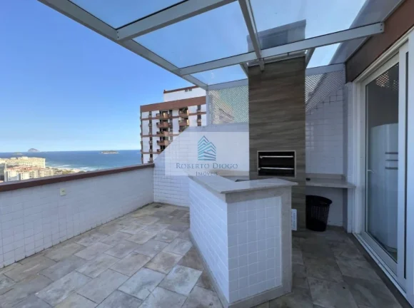 Imagem Imóvel de Luxo na Barra da Tijuca: Cobertura de 3 Quartos com 222m² e 3 Vagas de Garagem no Rio de Janeiro-RJ