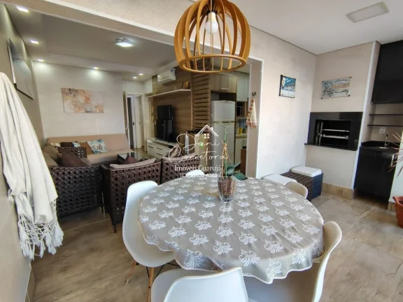 Imagem Aluguel de Apartamento de 2 Quartos com Suíte, lazer, varanda gourmet e 2 Vagas de Garagem em Pitangueiras, Guarujá-SP
