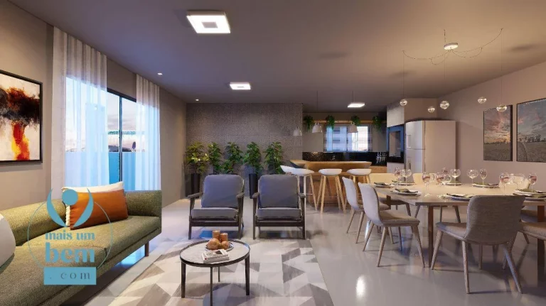 Imagem Apartamento Garden com 2 quartos sendo 1 suíte à venda, 43 m² por R$ 473.314,80 - Novo Mundo - Curitiba/PR