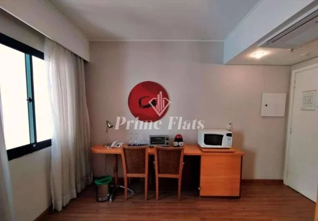 Imagem Flat disponível para venda no Hotel Slaviero Essential São Paulo Moema, com 26m², 1 dormitório e 1 vaga