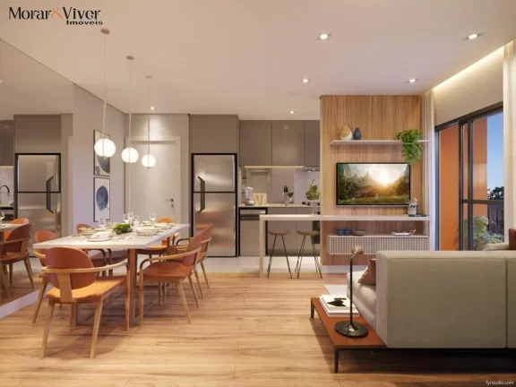 Imagem Apartamento para Venda em Curitiba, Cidade Industrial, 2 dormitórios, 1 suíte, 2 banheiros, 1 vaga