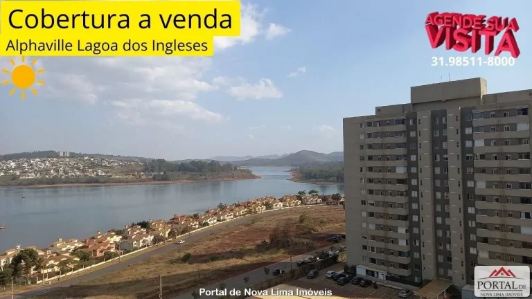 Cobertura a venda em Alphaville Lagoa dos Ingleses em Nova Lima 5 quartos