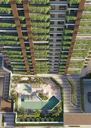 Imagem Apartamento à venda: 3 quartos, 1 suíte, 2 banheiros, 2 vagas de garagem no Condomínio Florea Bosque da Saúde