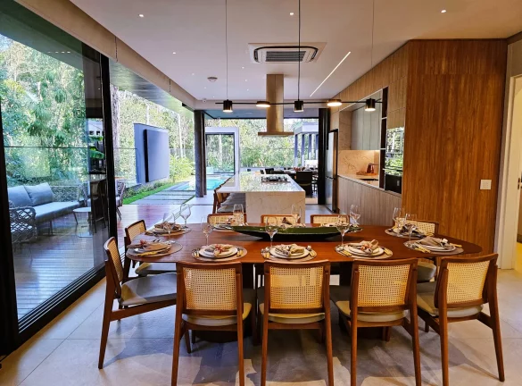 Imagem Luxuosa mansão de 6 quartos e 6 suítes à venda no Riviera de São Lourenço Módulo 15 em Bertioga-SP - 645,07m² de puro requinte!