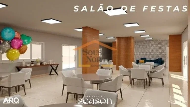 Imagem Apartamento de 46m², 2 dormitórios, sendo 1 suíte, com sistema de ar condicionado central. Imóve...