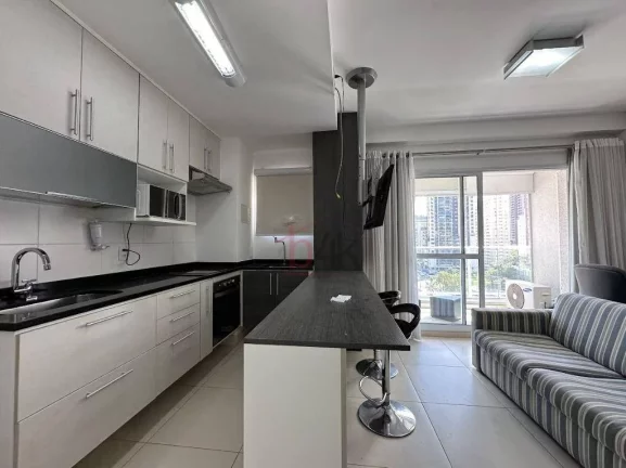 Imagem Studio Mobiliado no Campo Belo | Ao Lado do Metrô | Com Varanda e Home Office