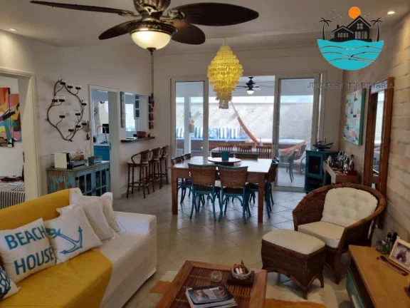 Imagem Casa em condomínio para locação em Juquehy com 4 suítes, jacuzzi privativa, 150m da praia - Acomodação 10 pessoas | Juquehy Imobiliária