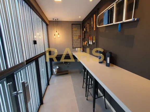 Imagem Com Design moderno , esse apartamento de 90,15m² conta com 1 suíte + 2 demi suítes, lavabo, sala ...