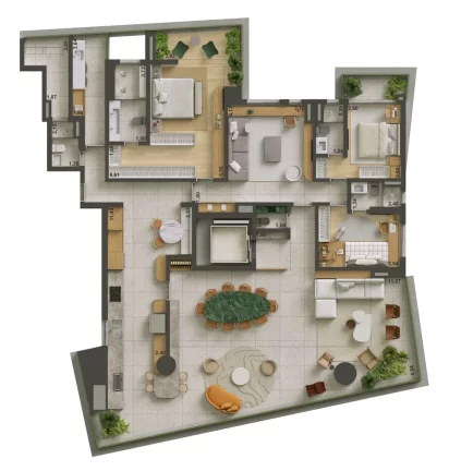 Imagem APARTAMENTO RESIDENCIAL em São Paulo - SP, Brooklin Paulista