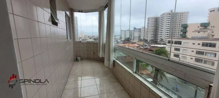 Imagem Apartamento com 2 dormitórios à venda, 55 m² por R$ 375.000,00 - Mirim - Praia Grande/SP