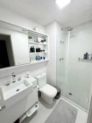 Imagem Apartamento 64M², 2Q, 1 Suíte, 2 Banheiros, 1 Vaga, Academia, Piscina Adulto e Infantil, Churrasqueira, Salão de Festas e Jogos, Playground, Sauna.