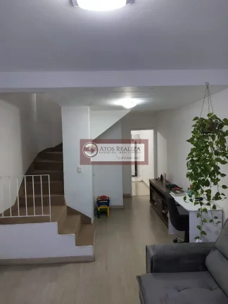 Imagem Excelente Sobrado em Condomínio Fechado com 2 Suítes e 2 Vagas em Jordanópolis - São Paulo por R$550.000