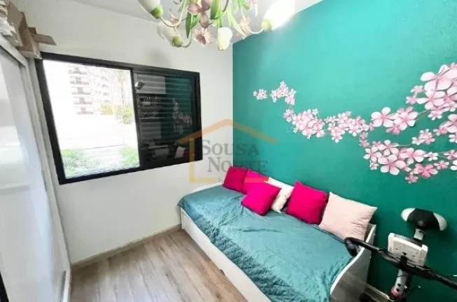 Imagem Apartamento com 96 m². Possui 3 dormitórios, sendo 1 suíte, 2 banheiros, sala ampla com boa ilumi...