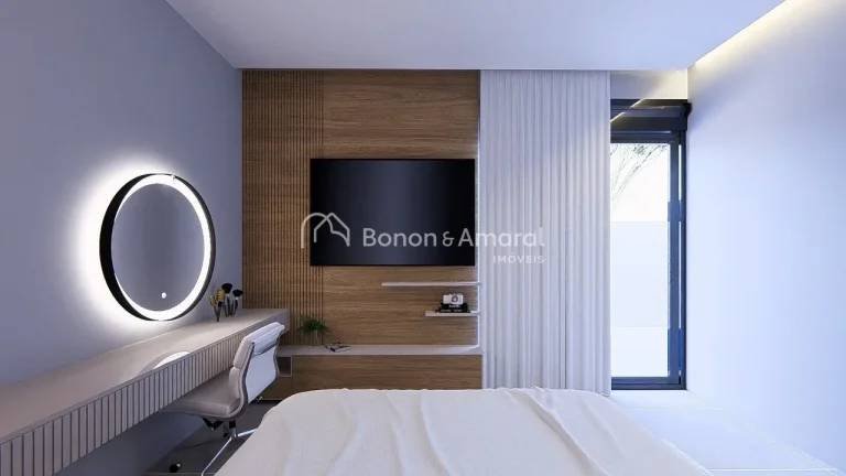 Imagem Casa térrea nova à venda com 3 quartos sendo 3 suítes, todas com armários planejados, ar condici...