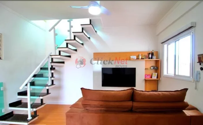 Imagem Cobertura estudo permuta menor valor ,3 dorms sendo 1 suíte, varanda, quintal, churrasqueira,bairro Vila Tibiriçá , Santo André