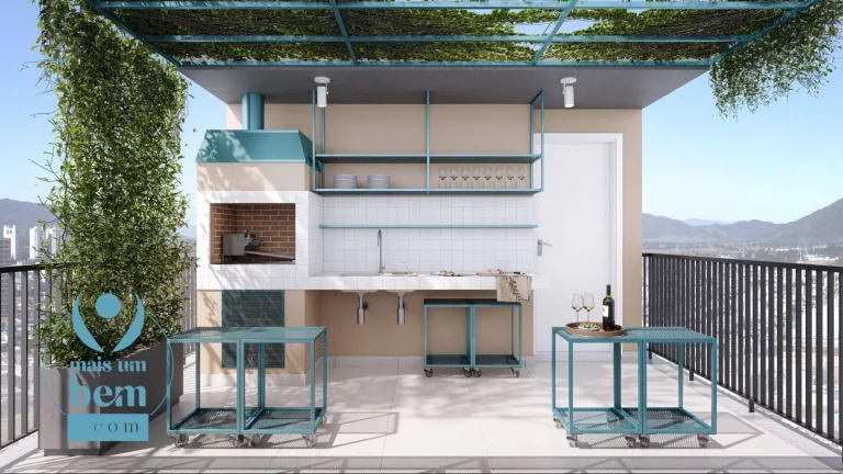 Imagem Apartamento com 1 quarto com sacada à venda, 41 m² por R$ 432.600 - São Francisco - Curitiba/PR
