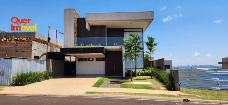 Imagem Casa em Condomínio de Luxo à Venda em Ribeirão Preto-SP, Bairro Terras de Florença 350m² de Área