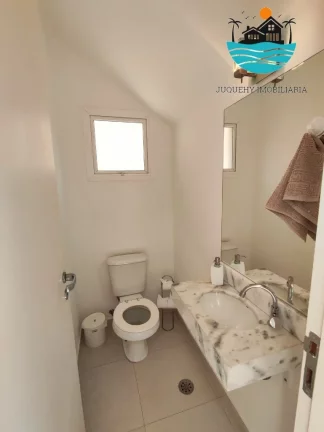 Imagem Casa Aluguel Temporada Juquehy, 80 metros da praia, piscina, churrasqueira, 4 suítes, acomoda 10 pessoas | Juquehy Imobiliária
