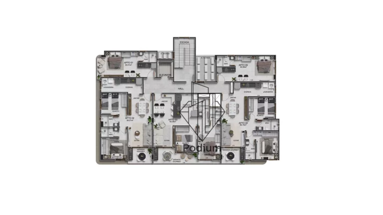 Imagem Apartamentos com varanda / sacada gourmet a 200m da praia de Intermares - AP2020