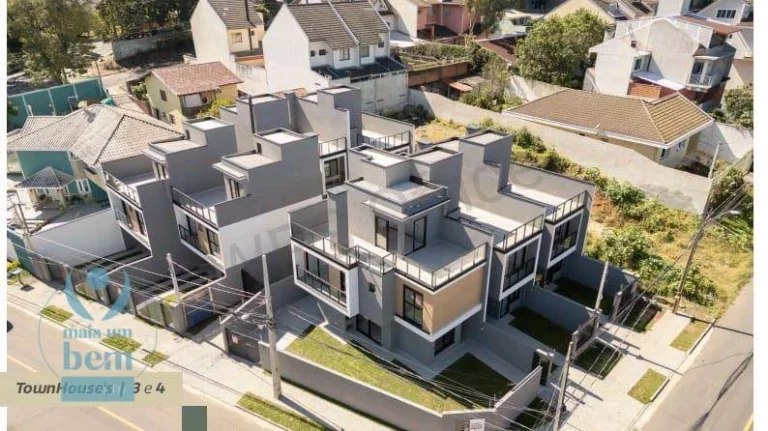 Imagem Belíssimo Sobrado com 3 quartos à venda, 139 m² por R$ 889.000 - Pilarzinho - Curitiba/PR