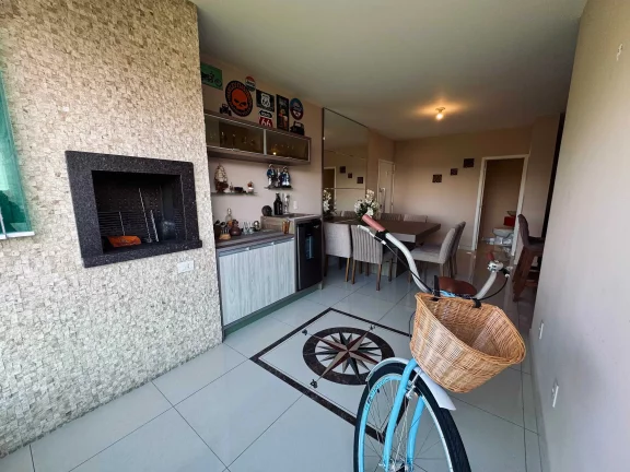 Imagem Apartamento com 3 dormitórios sendo 1 suíte e 2 vagas na garagem no Bairro - Fazenda Itajaí / SC